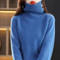 Green women's Merino wool high neck sweater top by Mead's Supply & Equipment Outfitters, showcasing a cozy, fitted knit design.