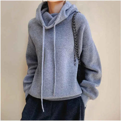 Women's Merino Wool High Neck Sweater Top by Mead's Supply & Equipment Outfitters, featuring a cozy high neck and soft wool texture.
