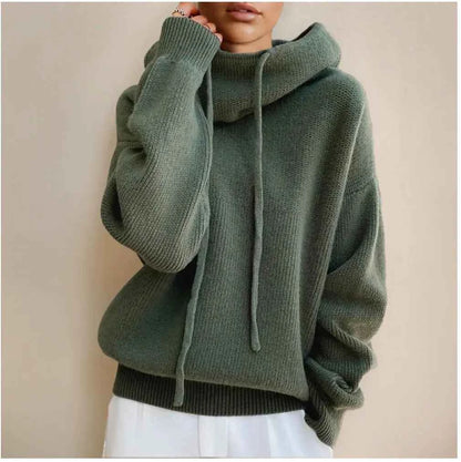 Women's Merino Wool High Neck Sweater Top by Mead's Supply & Equipment Outfitters, close-up view of the cozy, fitted sweater.