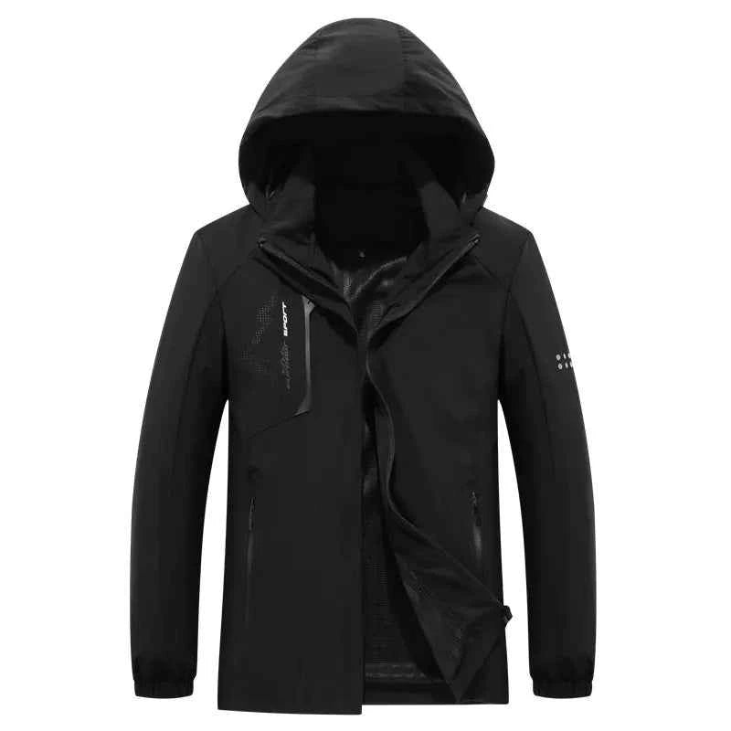 Women's windproof sports jacket by Mead's Supply & Equipment Outfitters, lightweight moon blue windbreaker for autumn outdoor activities