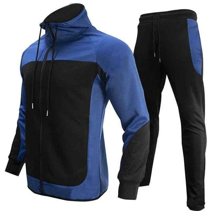 Contrast Sweatshirt Set for Men