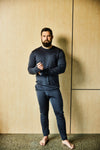 Men's Base Pant - 100% Merino Wool, Slate Grey