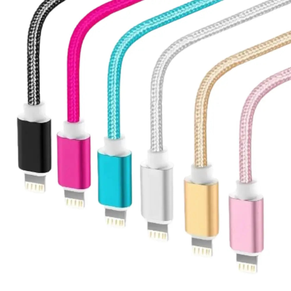 Metal Braided USB Cable for iPhone & iPad – 1m/2m/3m Habicare