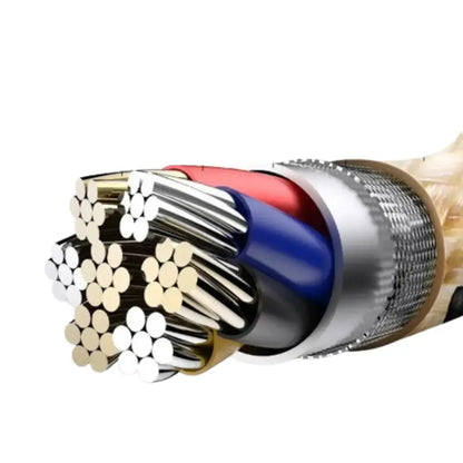 Metal Braided USB Cable for iPhone & iPad – 1m/2m/3m Habicare