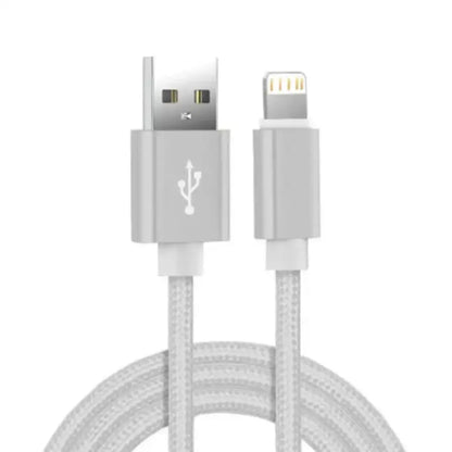 Metal Braided USB Cable for iPhone & iPad – 1m/2m/3m Habicare