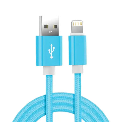 Metal Braided USB Cable for iPhone & iPad – 1m/2m/3m Habicare