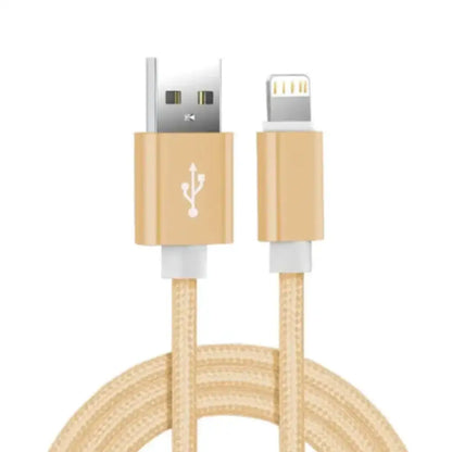 Metal Braided USB Cable for iPhone & iPad – 1m/2m/3m Habicare