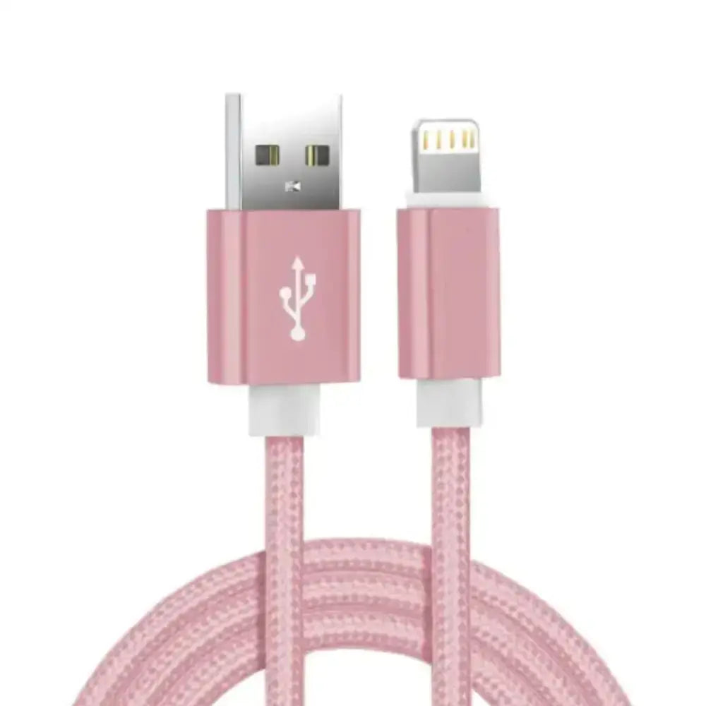 Metal Braided USB Cable for iPhone & iPad – 1m/2m/3m Habicare