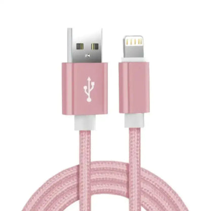 Metal Braided USB Cable for iPhone & iPad – 1m/2m/3m Habicare