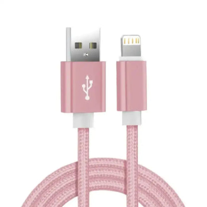Metal Braided USB Cable for iPhone & iPad – 1m/2m/3m Habicare