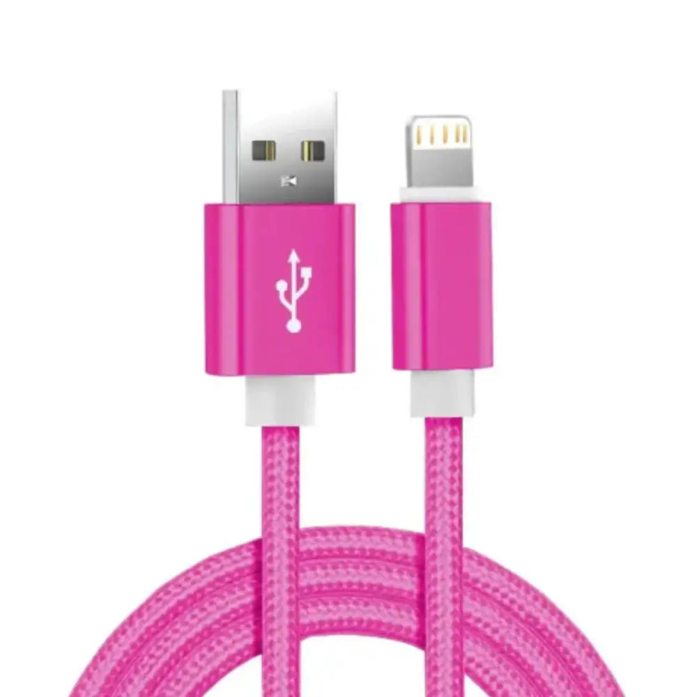 Metal Braided USB Cable for iPhone & iPad – 1m/2m/3m Habicare