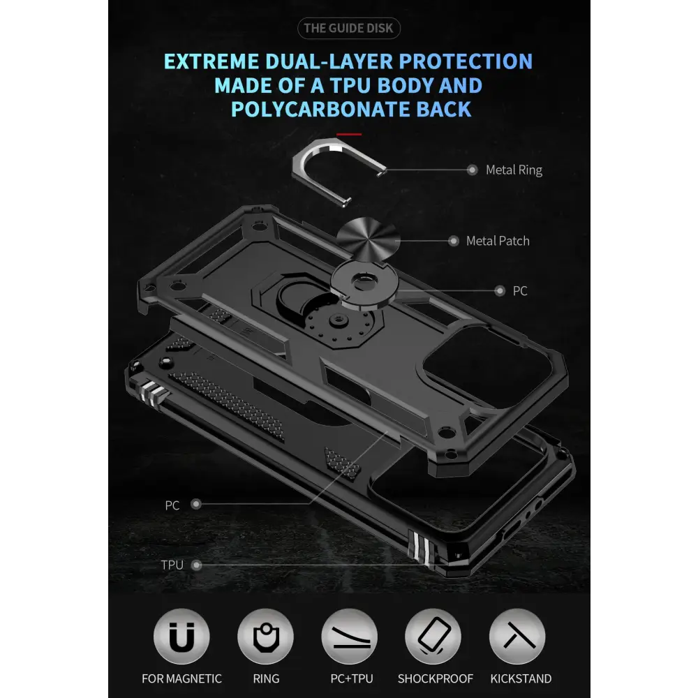 Rugged Case iPhone (iPhone 13 - iPhone 15 Series) - Available in Multiple Colours Habicare