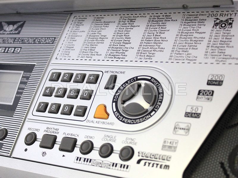 Electronic ORGAN KEYBOARD PIANO 61-Key Multi-Functional dealonline.co.nz