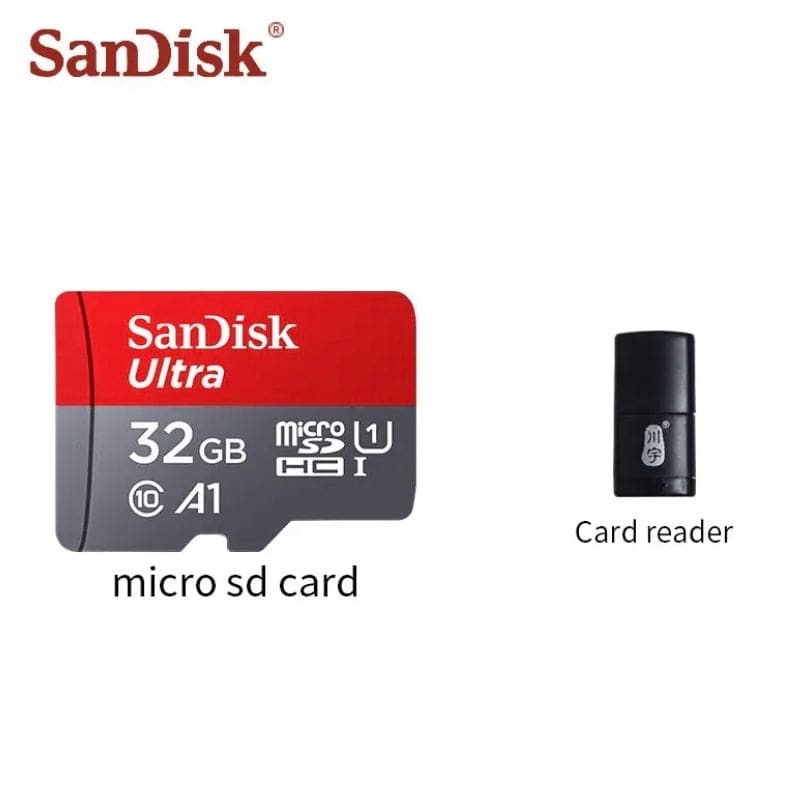 Micro SD Memory Card & Adapter - SanDisk (32GB) 9eight5
