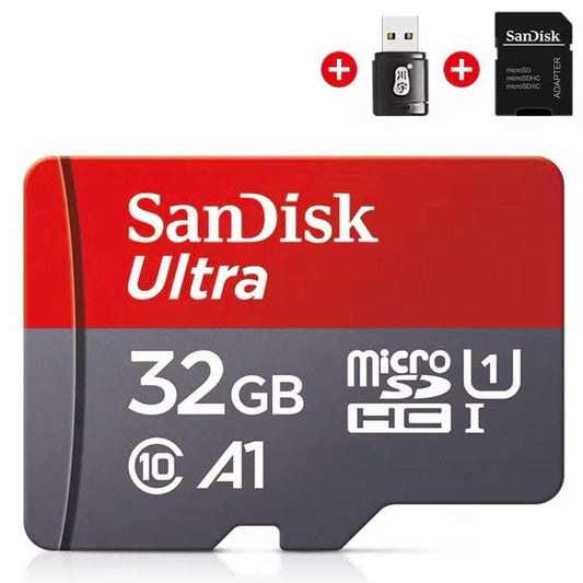 Micro SD Memory Card (32GB) & Adapter - SanDisk 9eight5