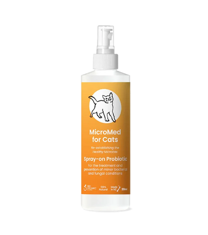 MicroMed for Cats Acute Care in a 250mL bottle, designed for immediate veterinary care for feline health needs.
