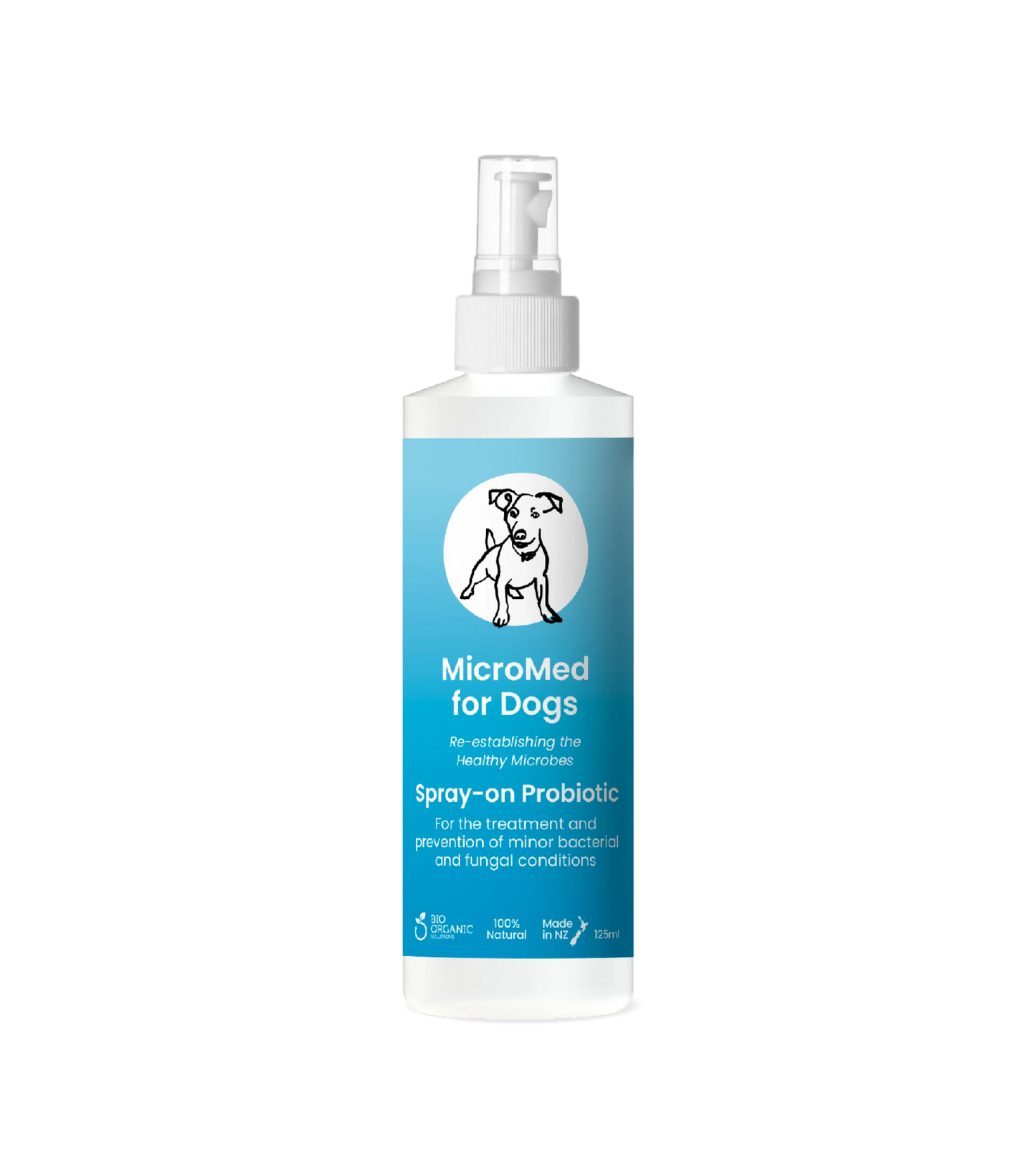 MicroMed for Dogs Acute Care in a 250ml bottle, providing immediate care and support for canine health needs.