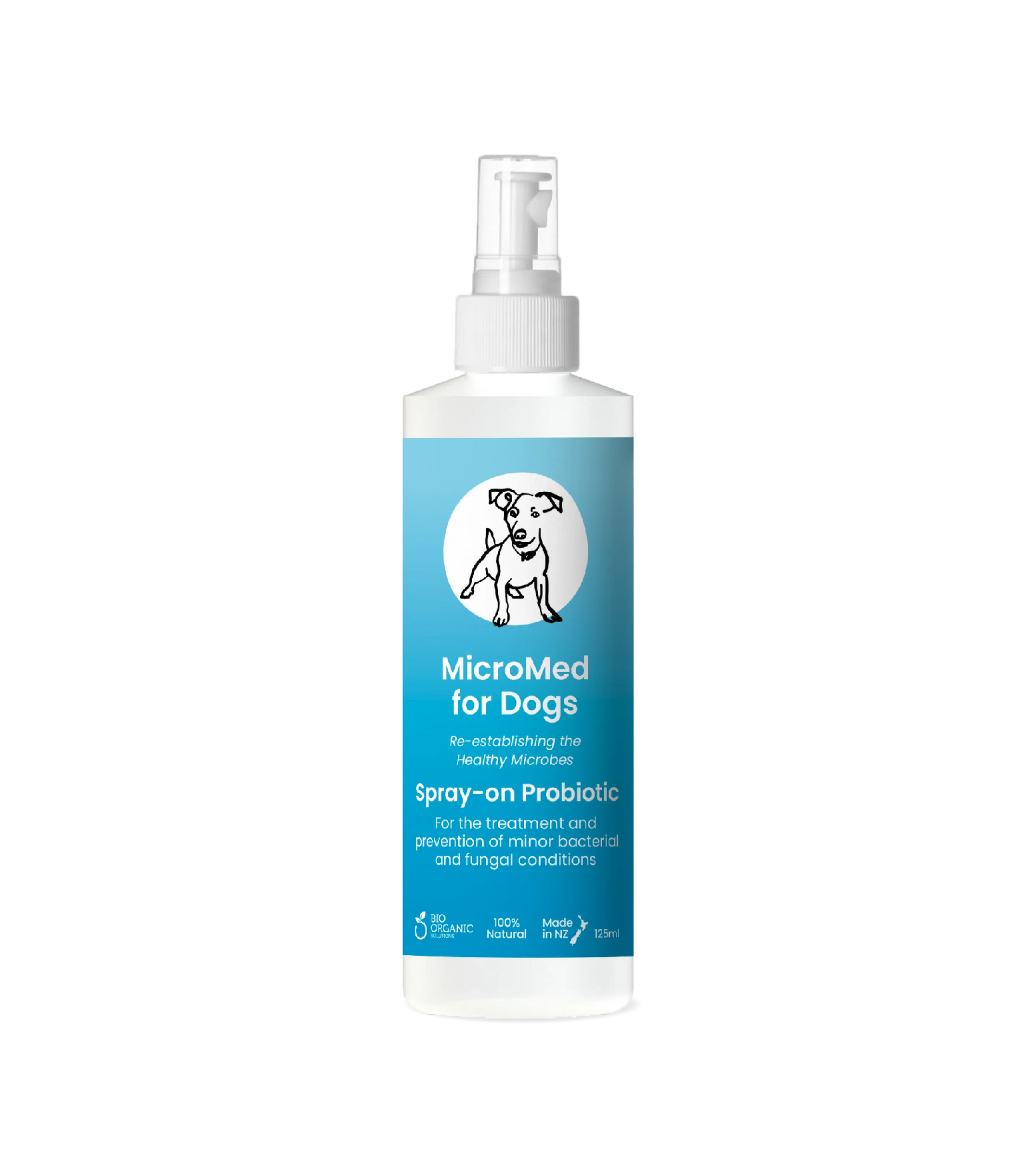 MicroMed for Dogs Acute Care in a 250ml bottle, providing immediate care and support for canine health needs.