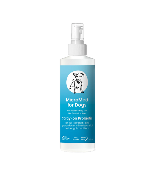 MicroMed for Dogs Acute Care in a 250ml bottle, providing immediate care and support for canine health needs.
