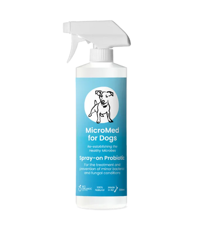 MicroMed for Dogs Acute Care Immediate Care product in a 250ml bottle, designed for quick treatment of canine health issues.