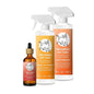 MicroMed Total Care Package for pets including oral, topical, and regenerative healing oils, displayed in a set with bottles and applicators.
