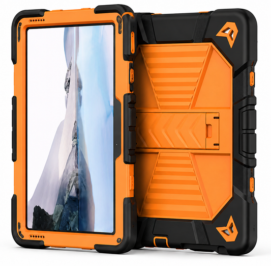 Microsoft Surface Go 2 (10.5 Inch) Rugged Shockproof Case with Kickstand (Orange)