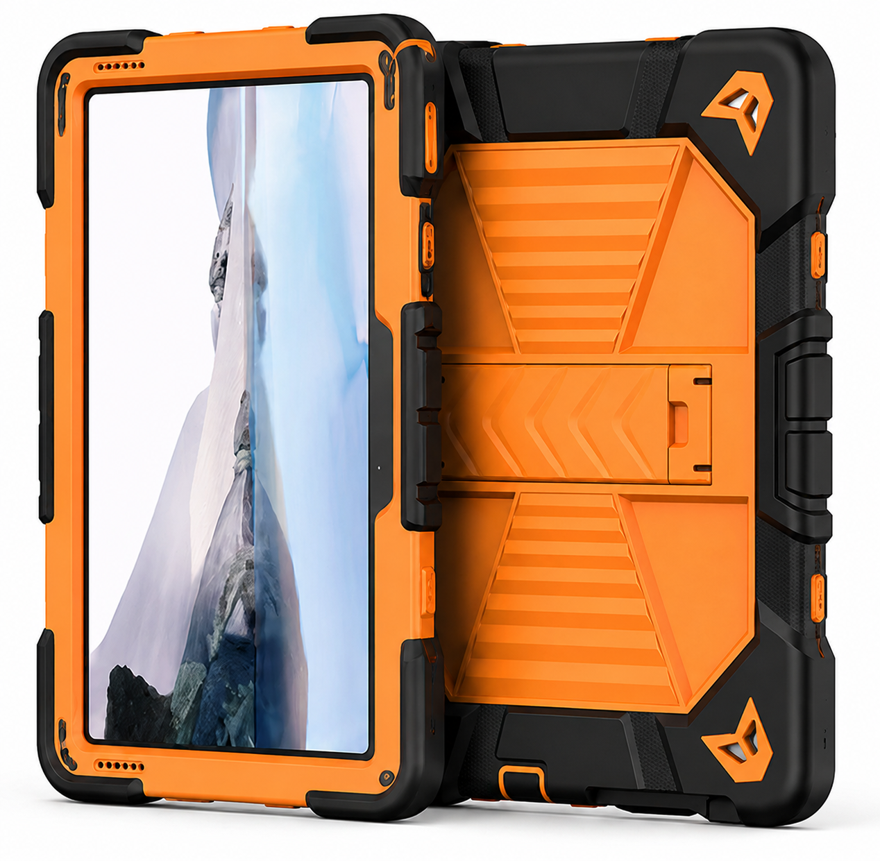 Microsoft Surface Go 1 (10.5 Inch) Rugged Shockproof Case with Kickstand (Orange)