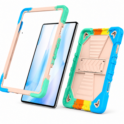Microsoft Surface Go 4 (10.5 Inch) Rugged Shockproof Case with Kickstand (Rainbow)