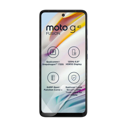 Hydrogel Screen Protector for Moto G40 Fusion (2021) (Pack of 2) 9eight5