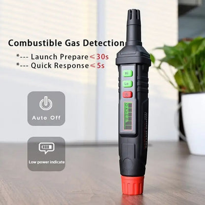 Natural & Combustible Gas Leak Detector – Pen Type With Audio & visual Alarm 9eight5