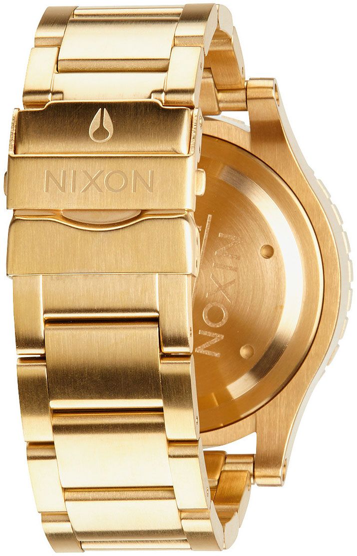 Nixon 48-20 Chrono Blue Dial Gold PVD Men's Watch A486-1922 Kiwi Watches