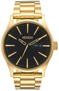 Nixon Sentry Black Dial Gold-tone Men's Watch A356-510 Kiwi Watches