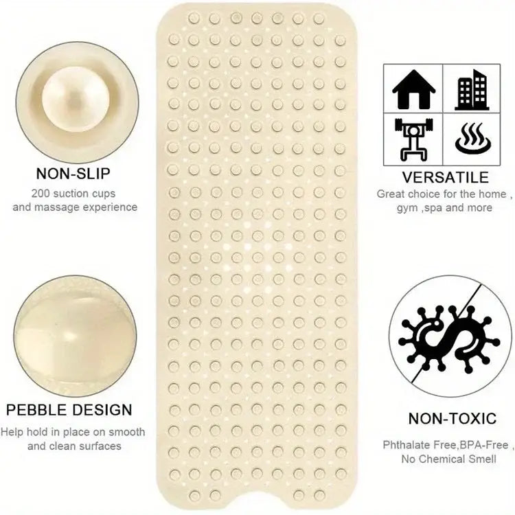 Non-Slip Bathtub & Shower Mat (different colours available) Habicare