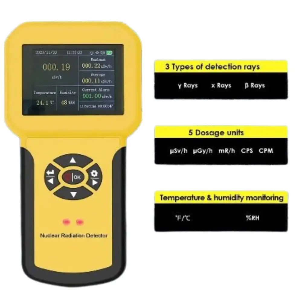 Nuclear Radiation Detector Geiger Habicare