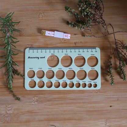 Nipple Measuring Card - Find Your Perfect Breast Pump Flange Size