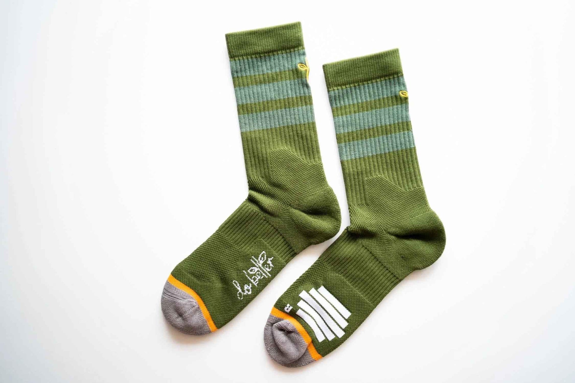 Organic Cotton Luxe Crew Sock - Forest