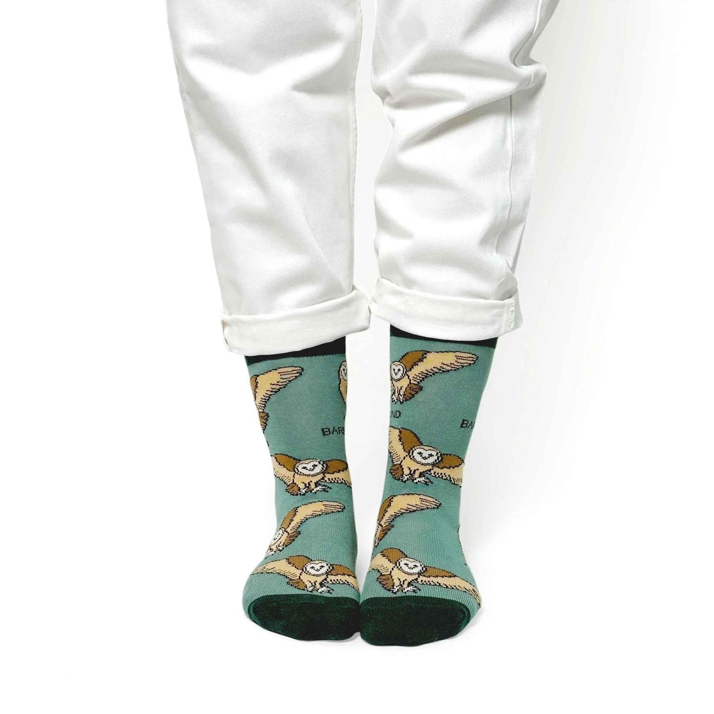 Save the Barn Owls Bamboo Socks