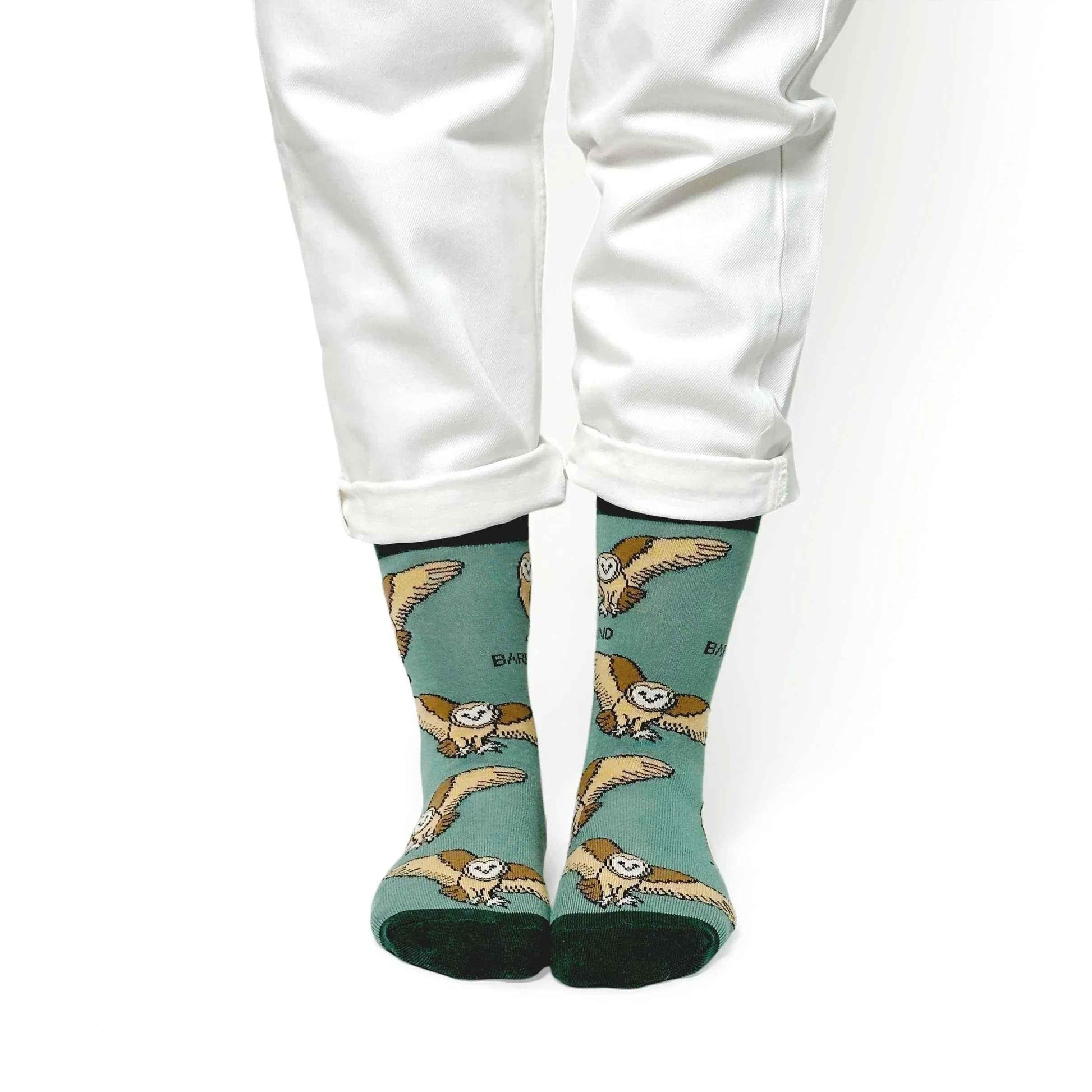 Save the Barn Owls Bamboo Socks