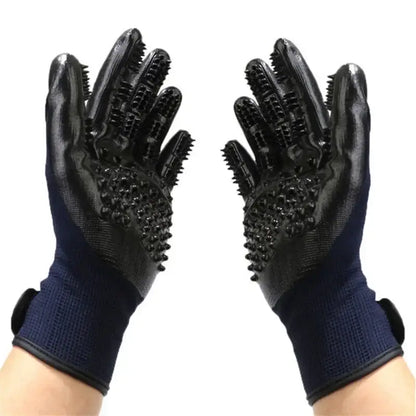 Pair of Pet Bath Gloves Habicare