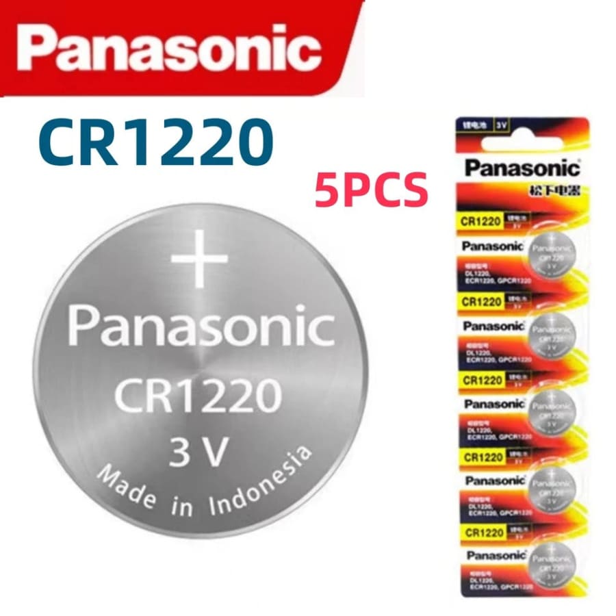 Panasonic CR1220 Watch Batteries for (5 Pack) That Watch Shop