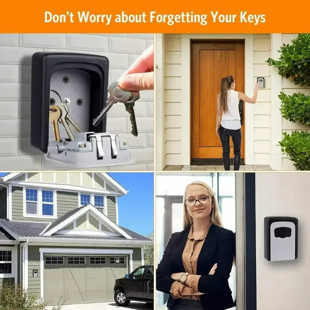Key Lock Box (available in grey, black, red & blue) Habicare