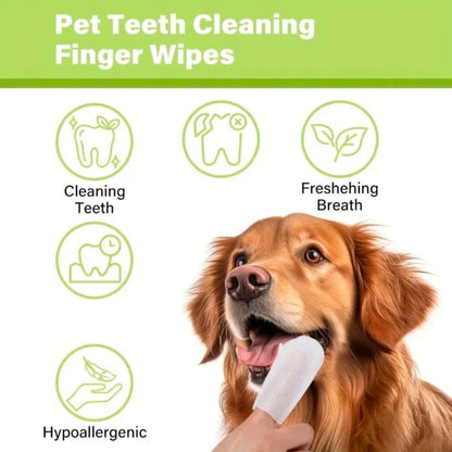 Pet Dental Care Finger Wipes 9eight5