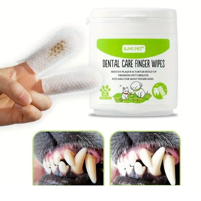 Pet Dental Care Finger Wipes 9eight5