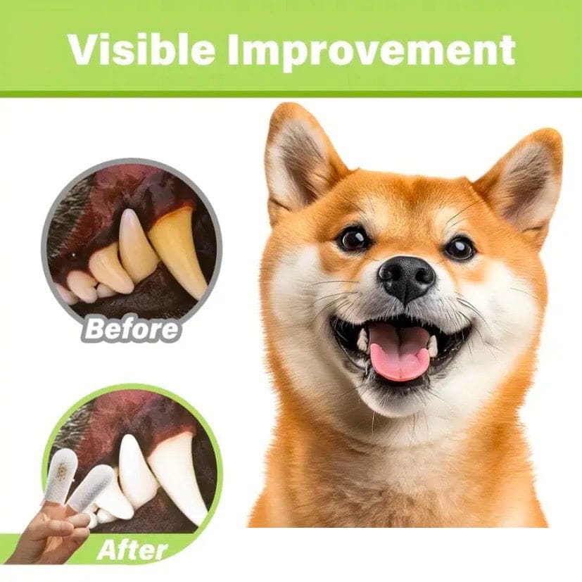 Pet Dental Care Finger Wipes 9eight5