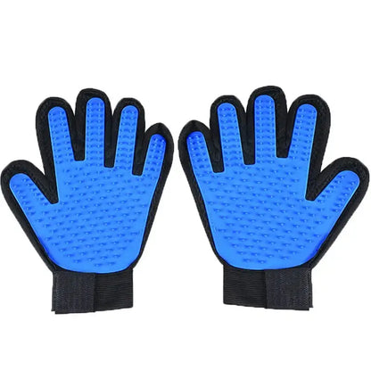 Pet Grooming Gloves (1/2PCS) – Two-Sided Hair Removal Habicare