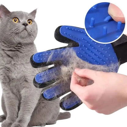 Pet Grooming Gloves (1/2PCS) – Two-Sided Hair Removal Habicare