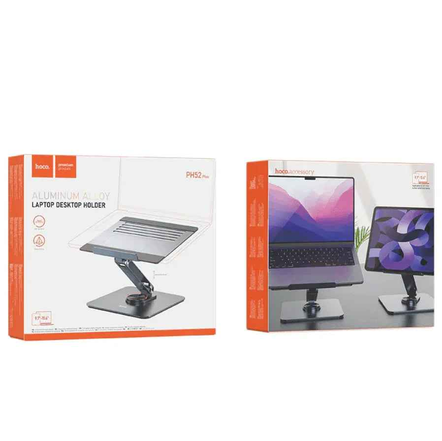 Hoco PH52 PLUS Aluminum Laptop Stand NZ – Foldable and Rotatable Ergonomic Stand