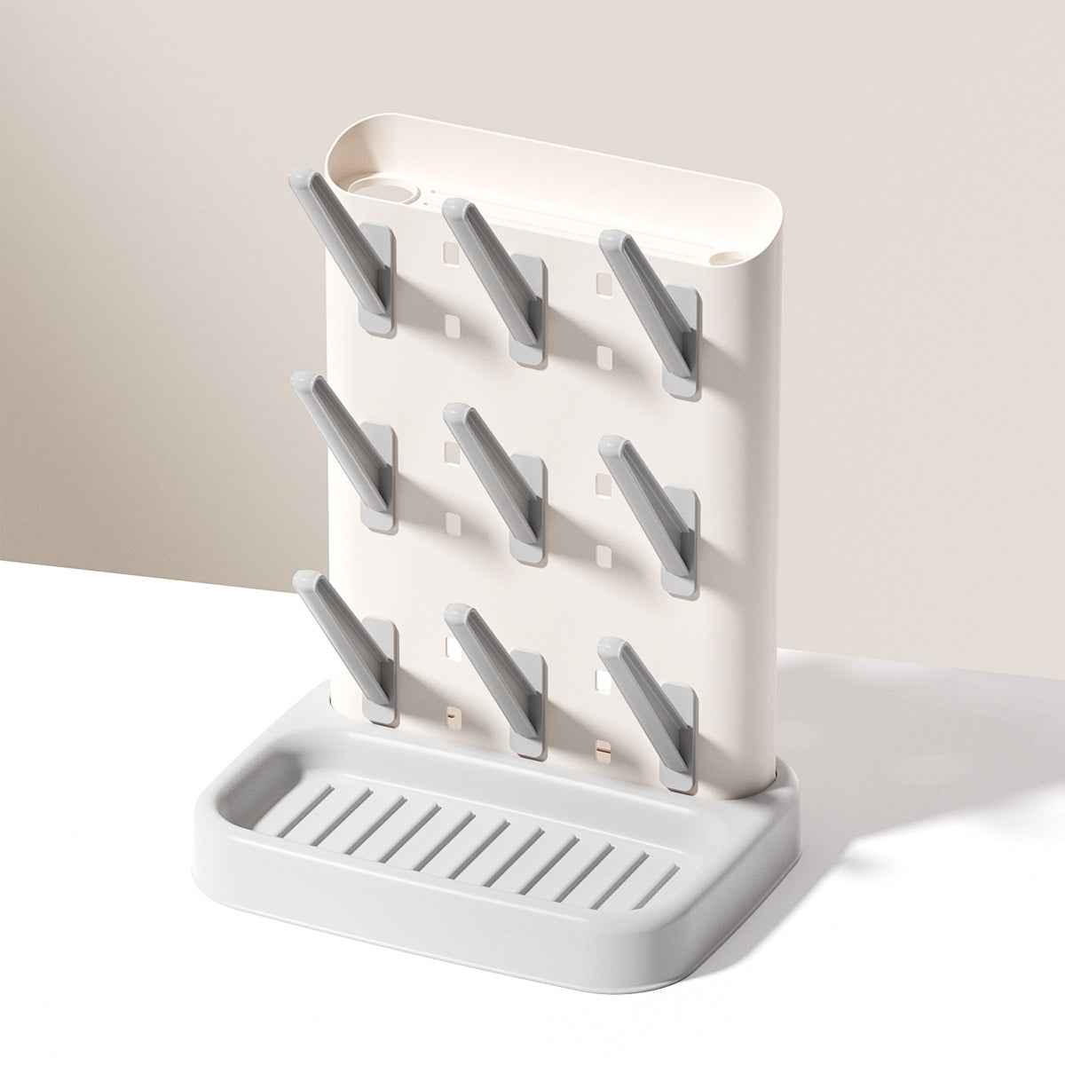 Baby Bottle Drying Rack - Slim, Compact & Organized Storage