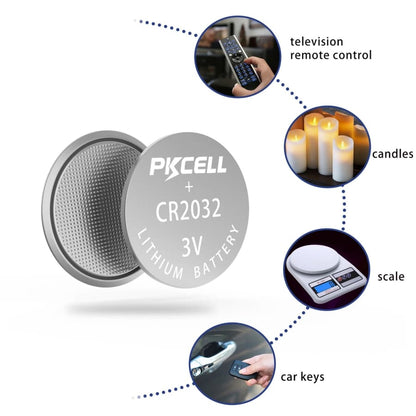 PKCell CR2032 Watch Batteries (5 Pack) That Watch Shop