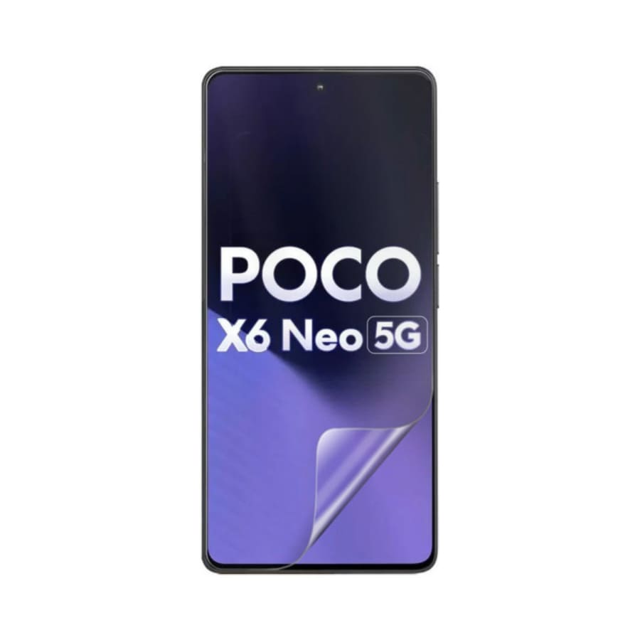 Hydrogel Screen Protector for POCO X6 Neo 5G (Pack of 2) 9eight5